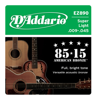 Струны для акустической гитары D&#039;ADDARIO EZ-890 Super Light