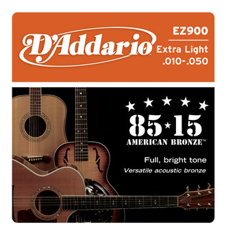 Струны для акустической гитары D&#039;ADDARIO EZ-900 Extra Light