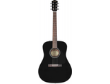 Акустическая гитара FENDER CD-60 DREADNOUGHT BLACK + ремень, тюнер, медиаторы, струны